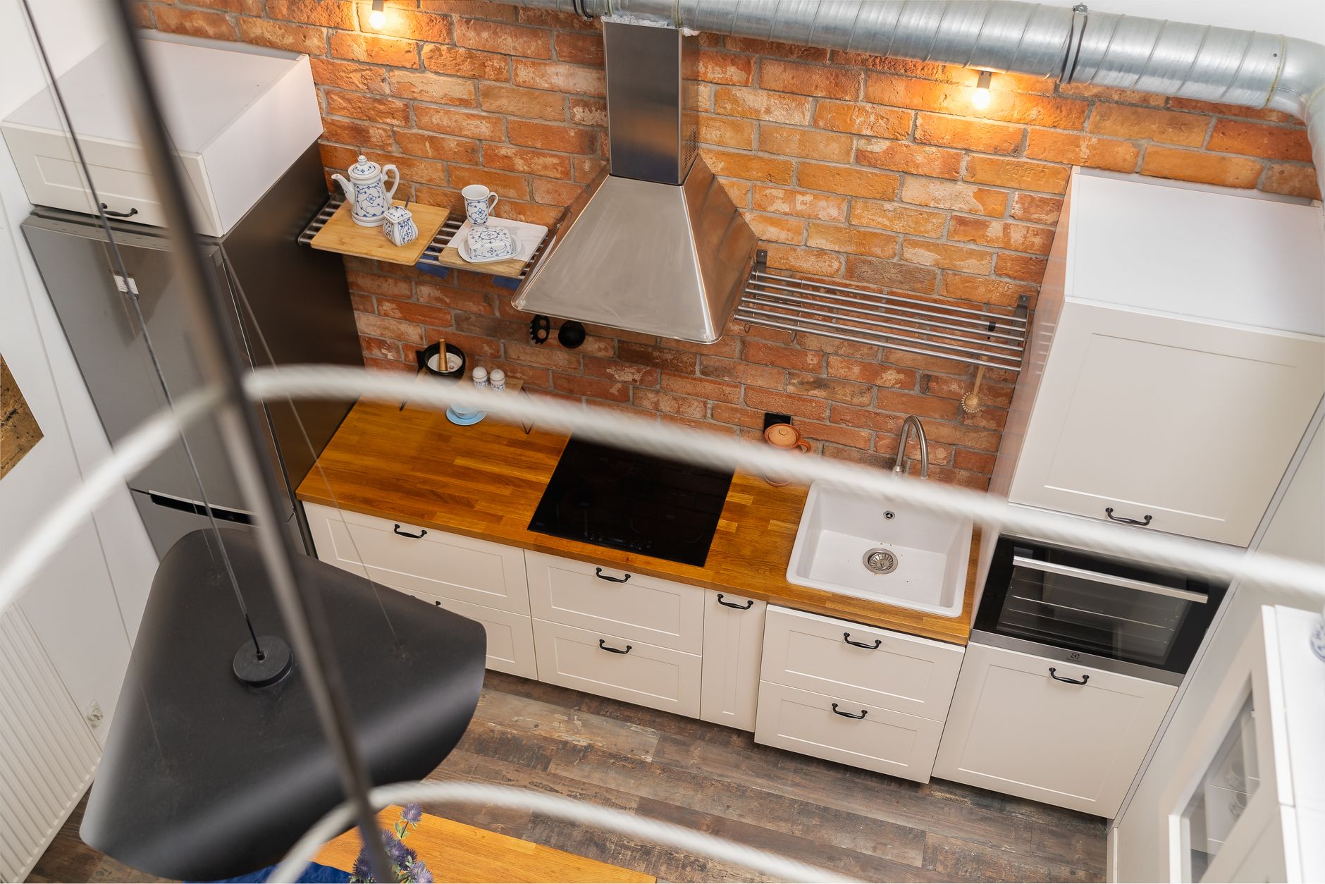 Local exhaust hood like those required when grinding and polishing create respirable dust.
