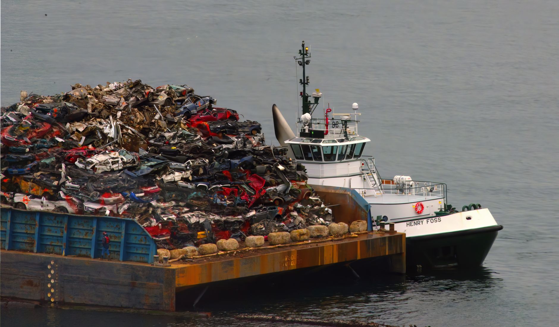 Crushed outer shipper cartons like those vision must separate from intact product inside.