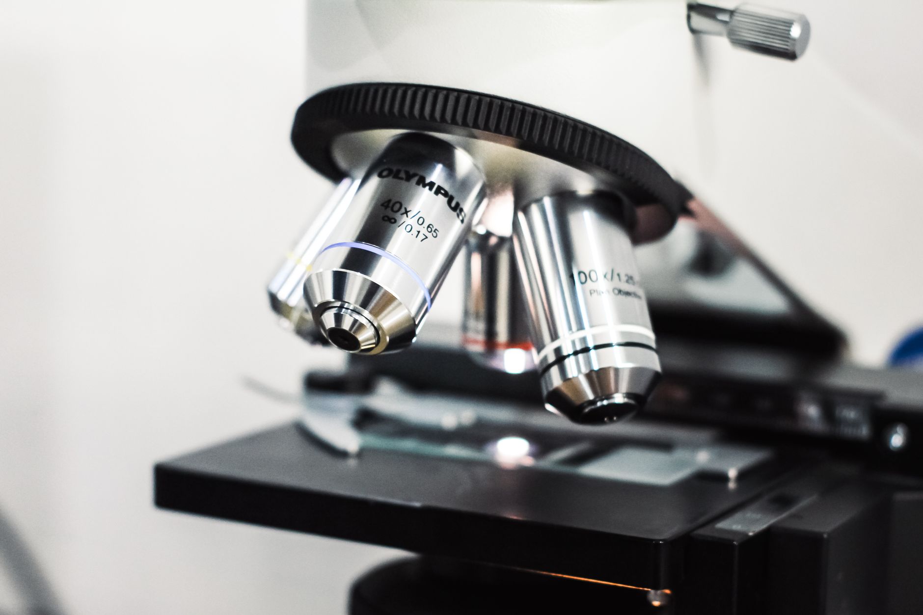 Microscope view of a prepared metal sample where traceability ties prep recipes to final inspection.
