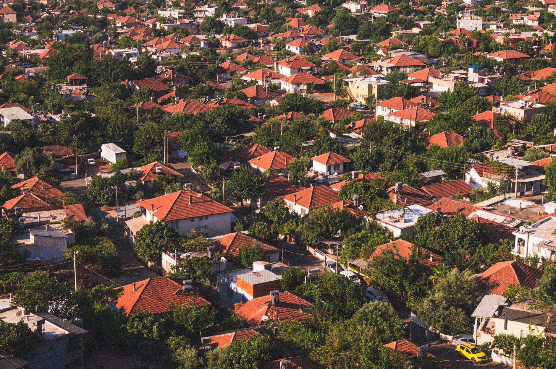 Suburban homes near a health system service area, representing the neighborhoods now being reached by medical delivery programs.