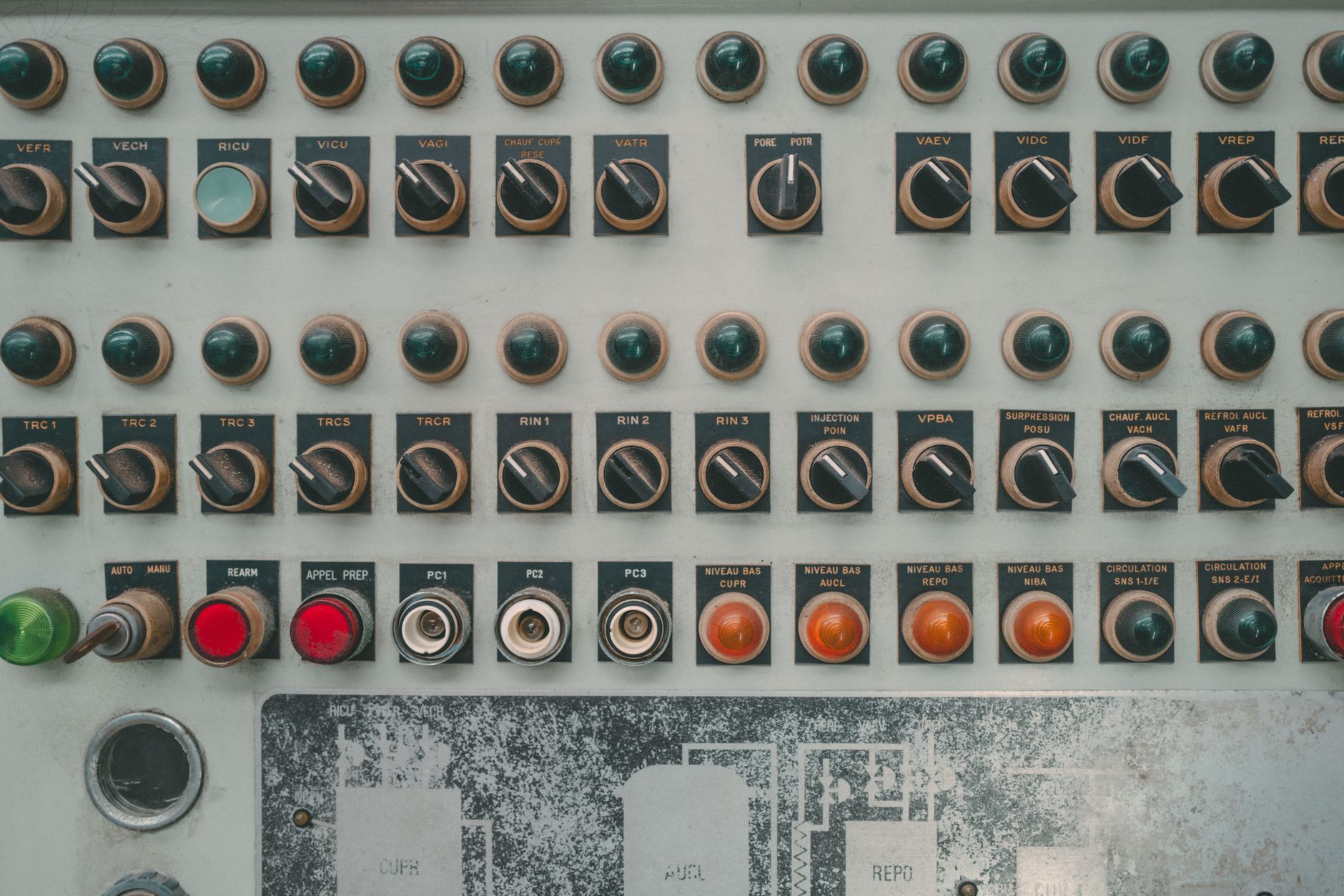 A close-up of a digital dashboard on a clean piece of machinery, representing the sensor data robots provide for analysis.