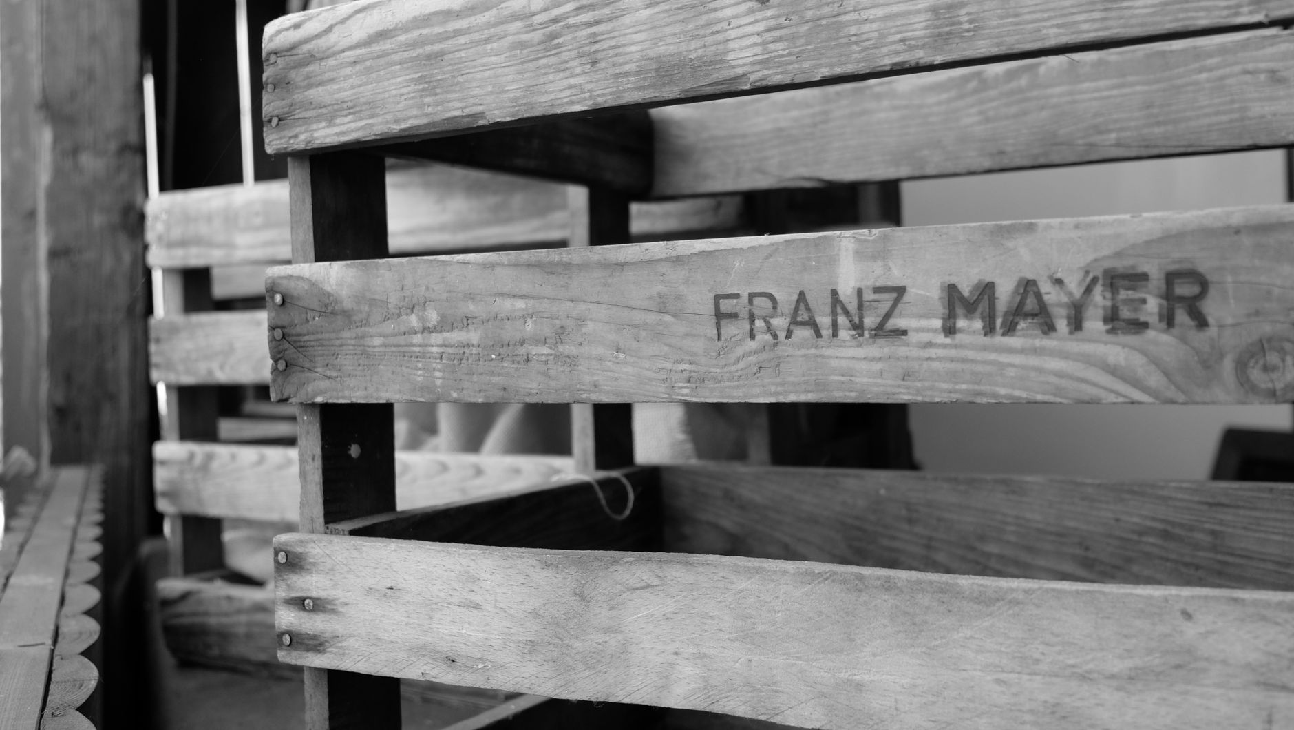 Labeled shipping crates on a dock, illustrating careful packing before fleet hardware leaves the building.