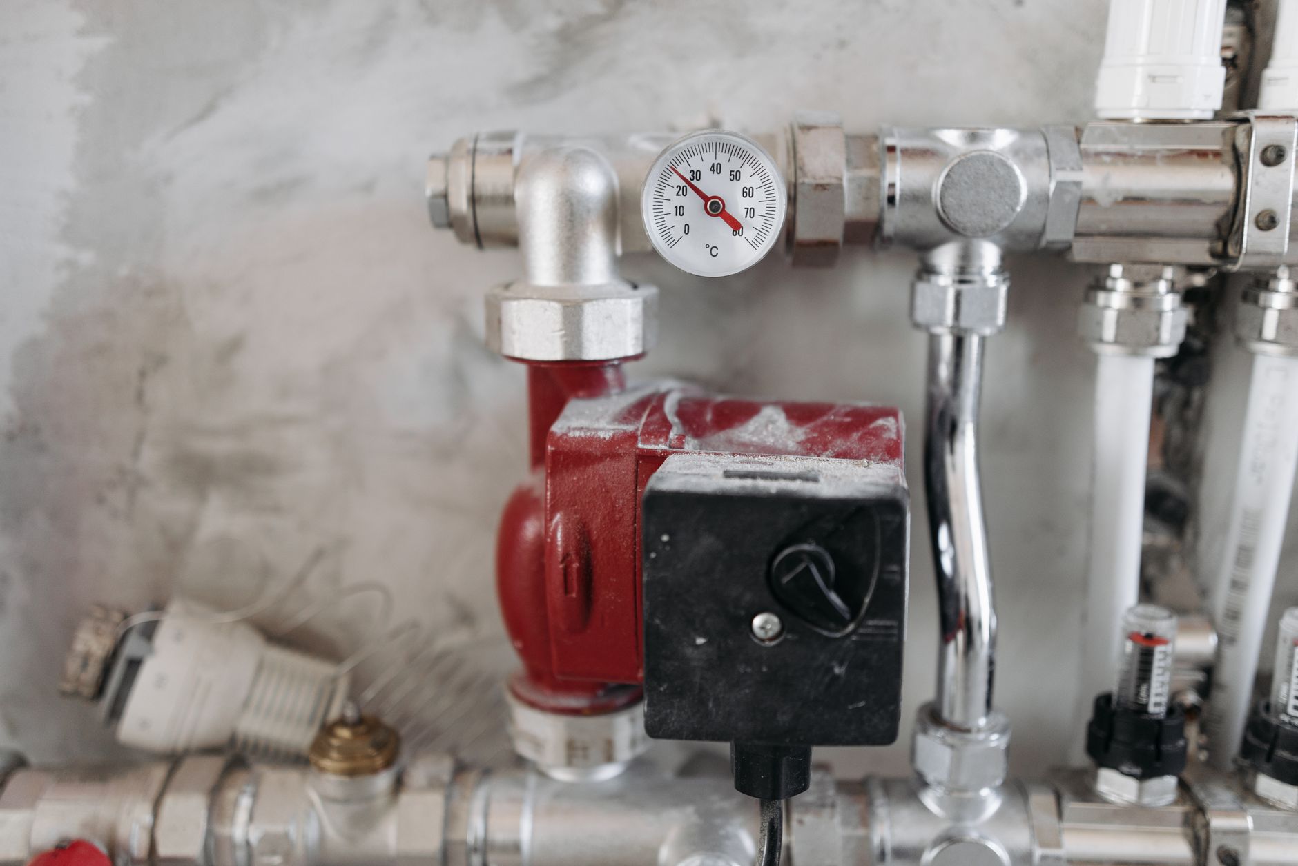 Pressure gauges and piping inside a mechanical room, illustrating the repeatable visual checks that make good first inspection routes.