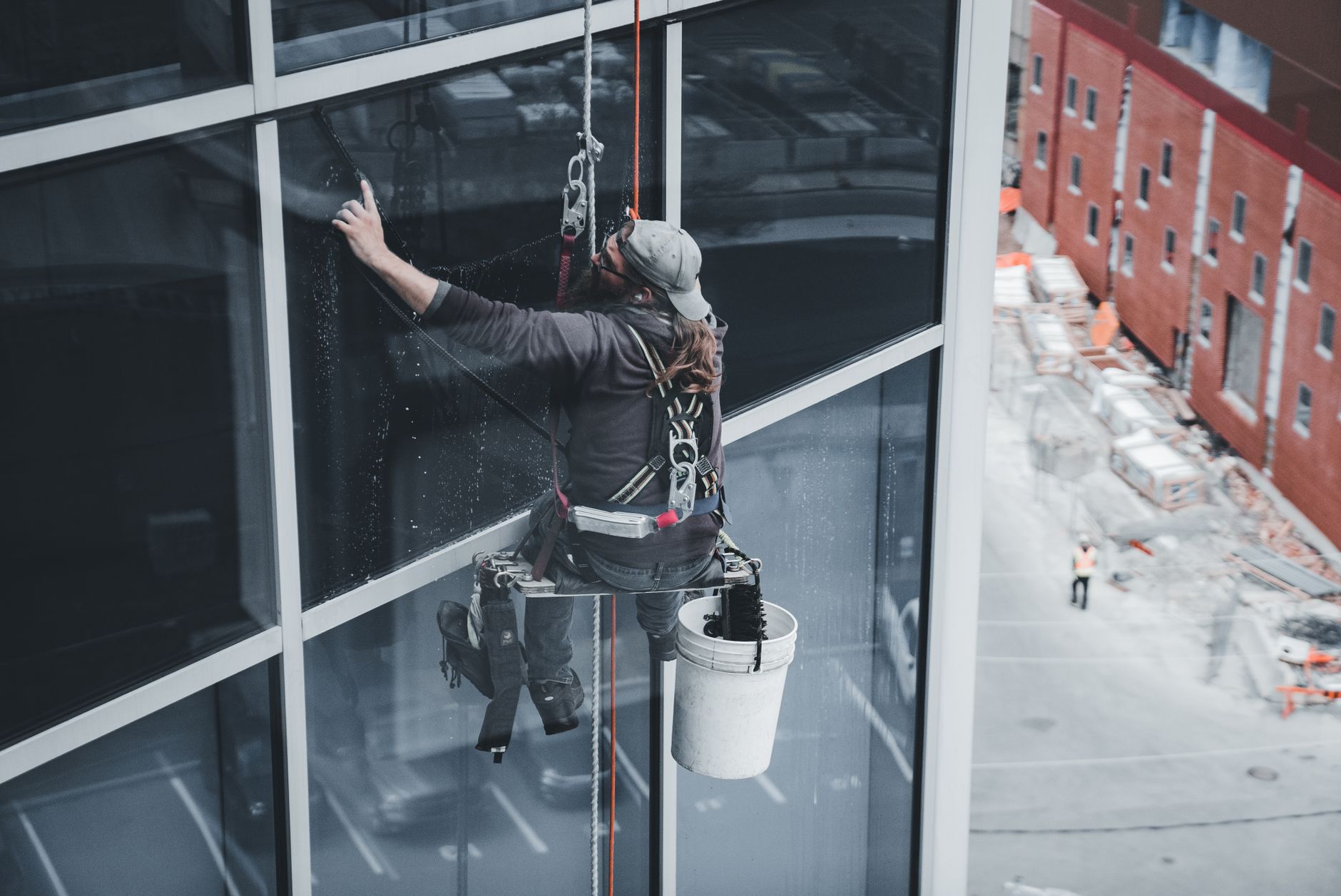 Fall protection gear staged before overhead work, reflecting safety rules that govern catwalk access programs.