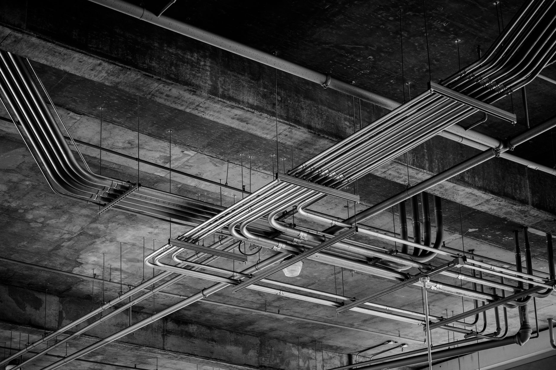 Overhead panels and penetrations where ice caps, condensate tracks, and failed seals often show first.
