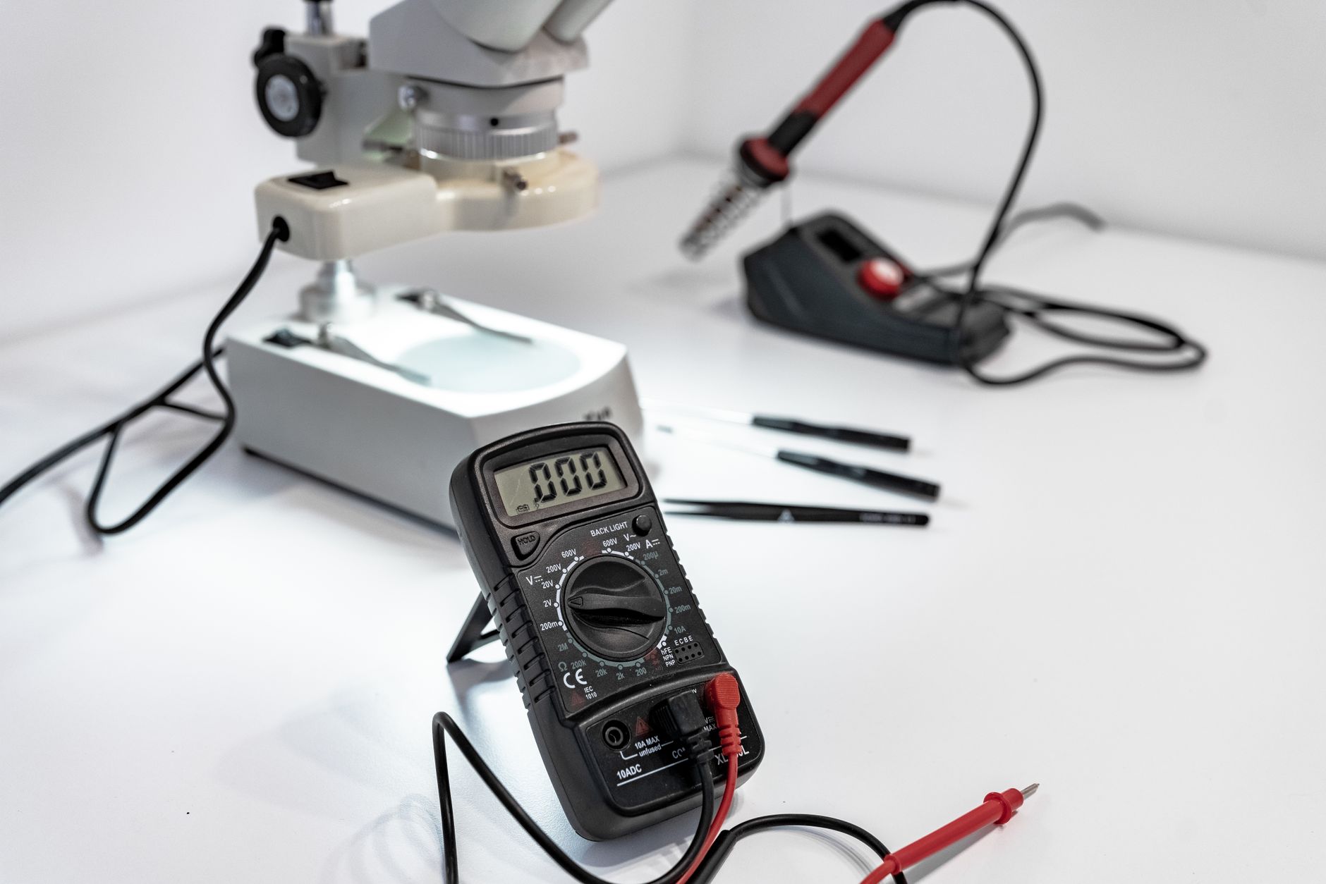 End-of-line electrical testing where automated cells improved consistency and throughput.