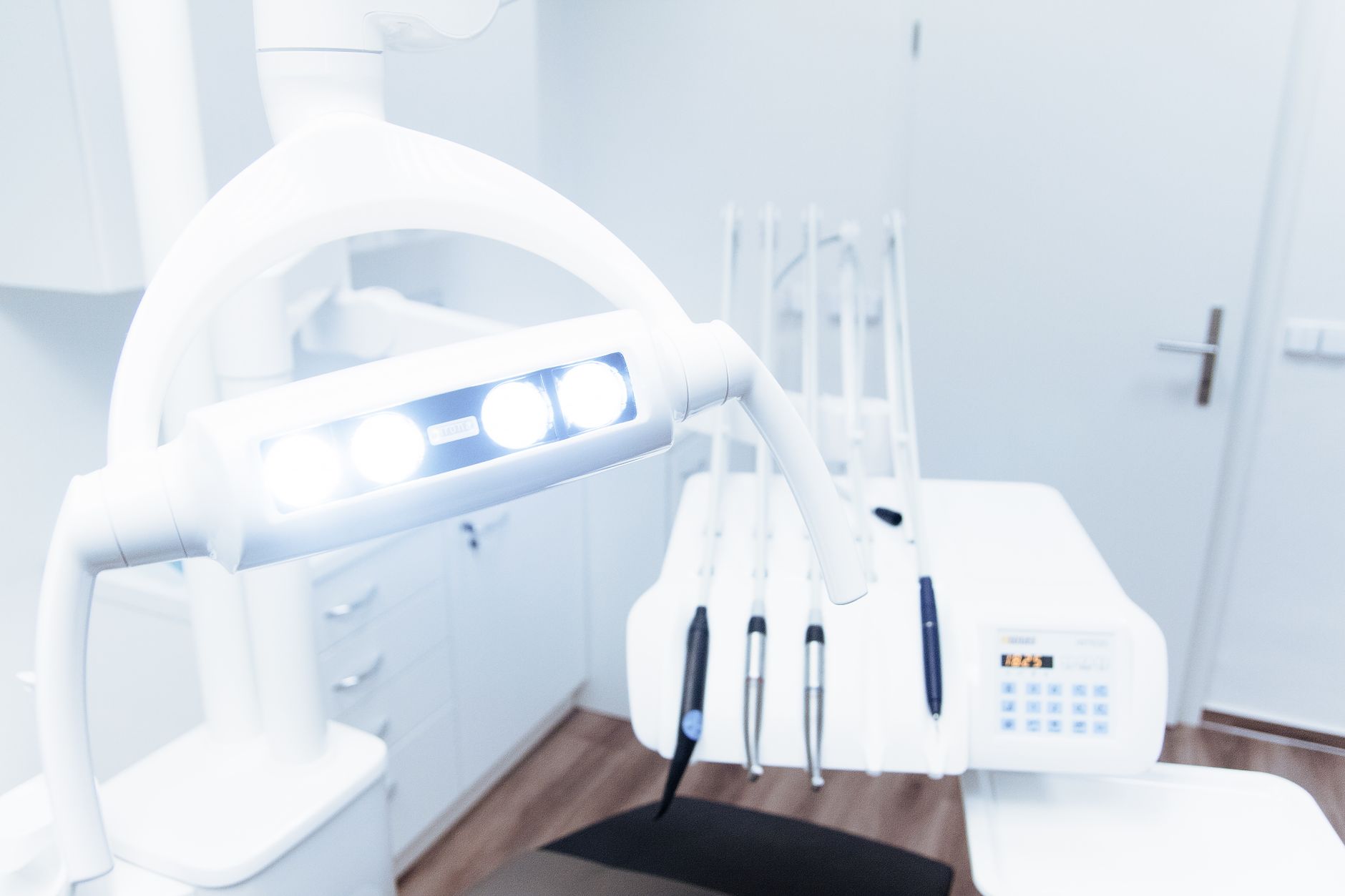 A clean medical office corridor where faster lab turnaround benefits patient scheduling.