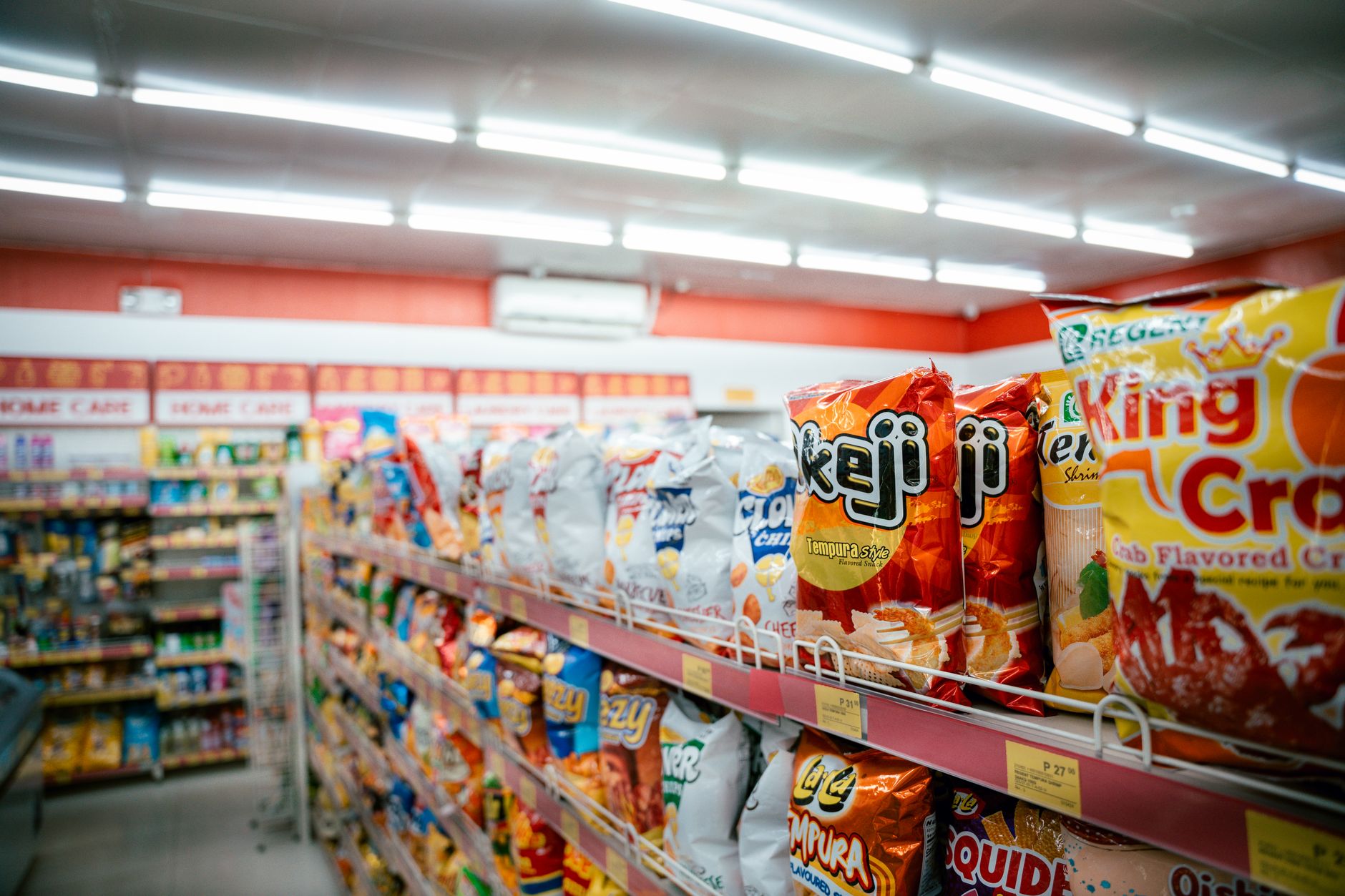 Retail-ready bagged snacks representing steady case pack output.