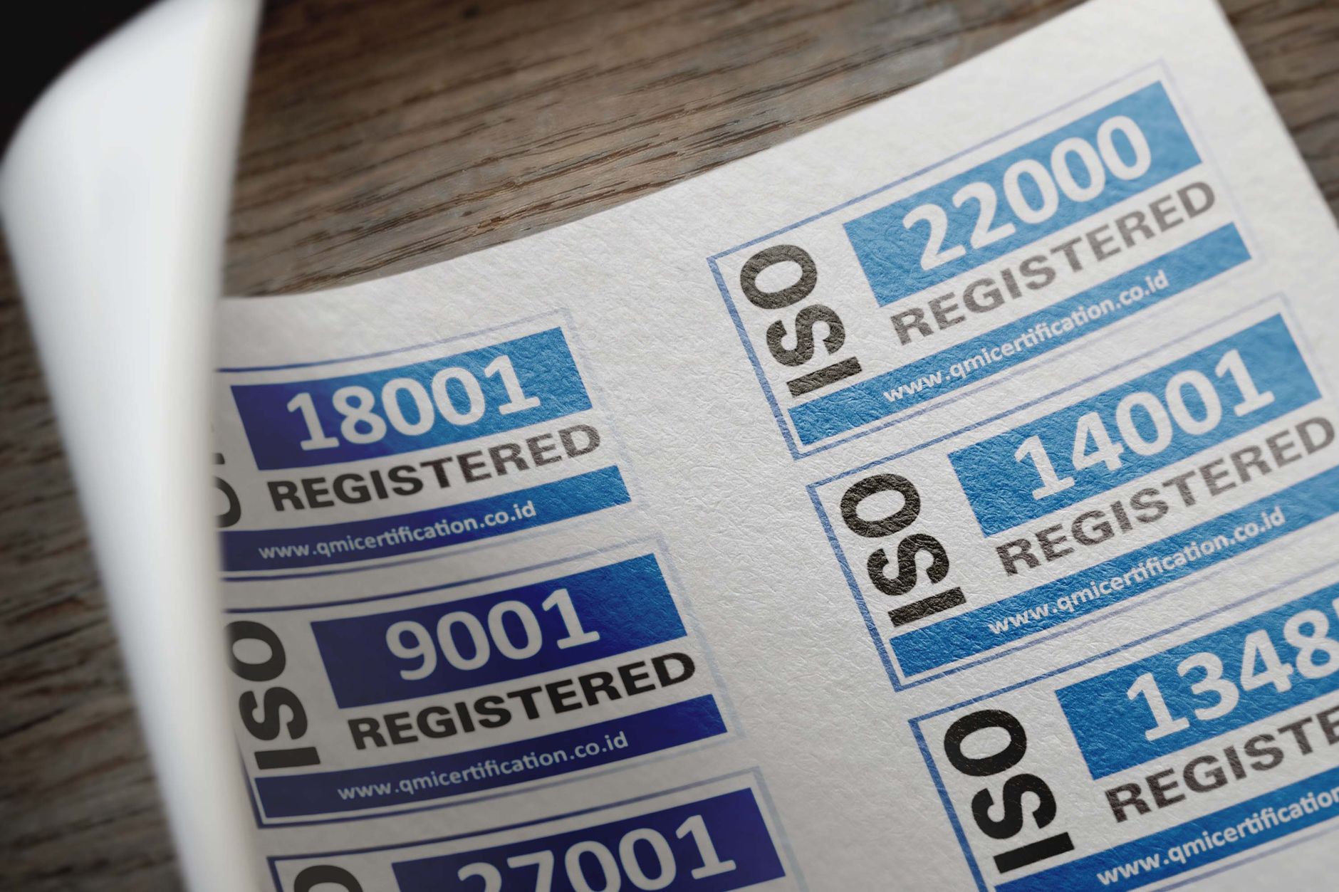 Rolls of printed labels, tying the story to label and packaging manufacturing.
