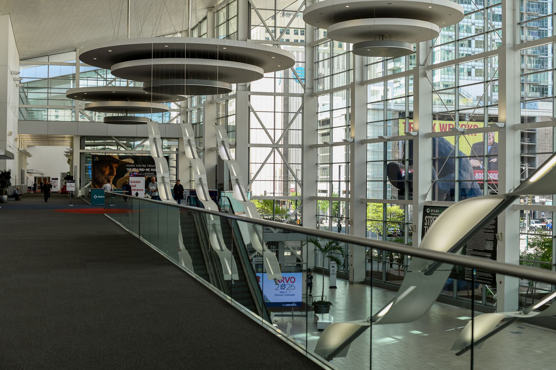 A large convention and banquet support space where back-of-house deliveries never stop.
