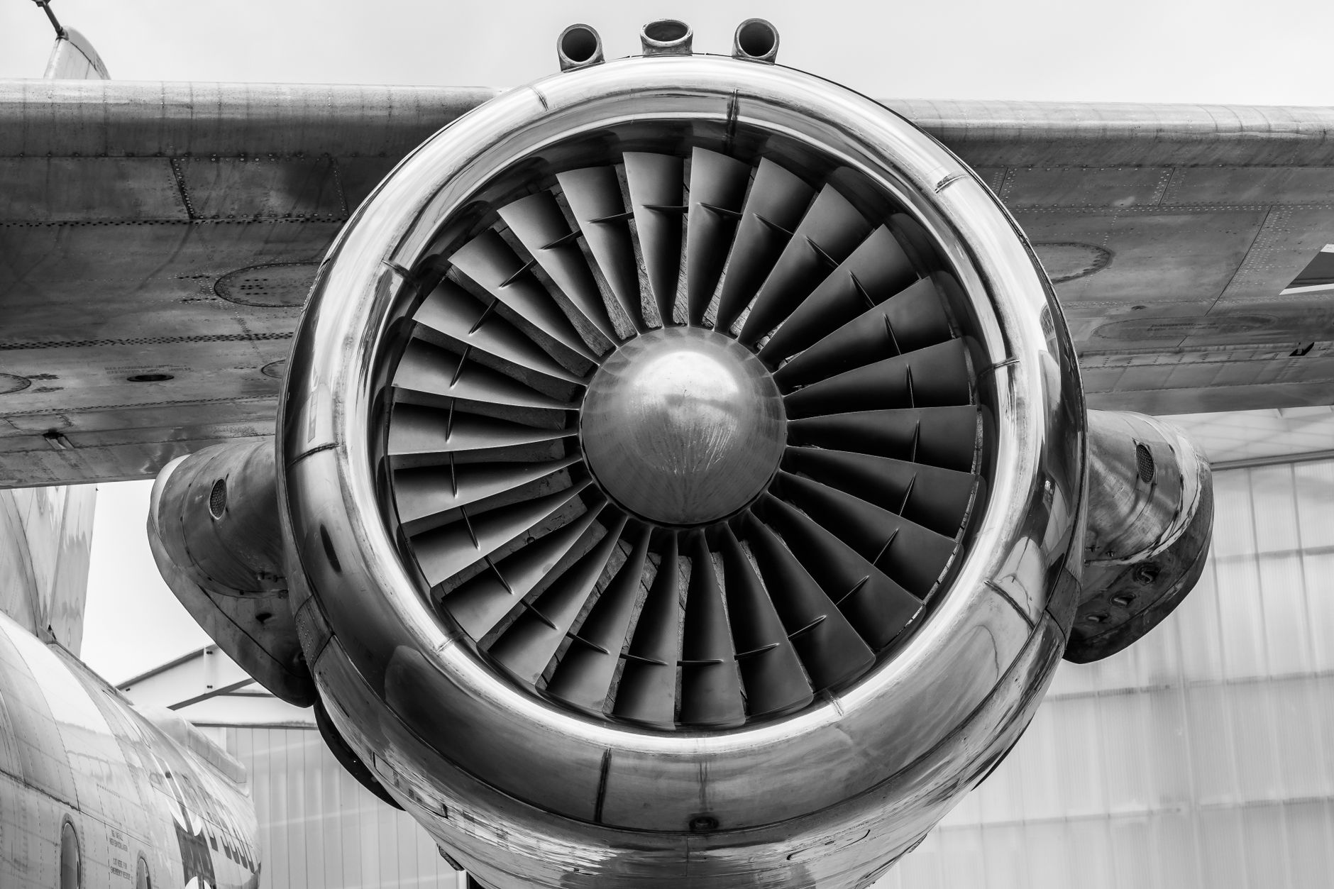 Close-up of precision-machined metal components representing the tight tolerances required for aerospace production.