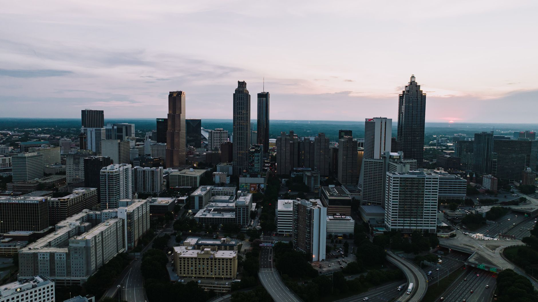 Metro Atlanta logistics context where parcel hubs feed regional final-mile networks.