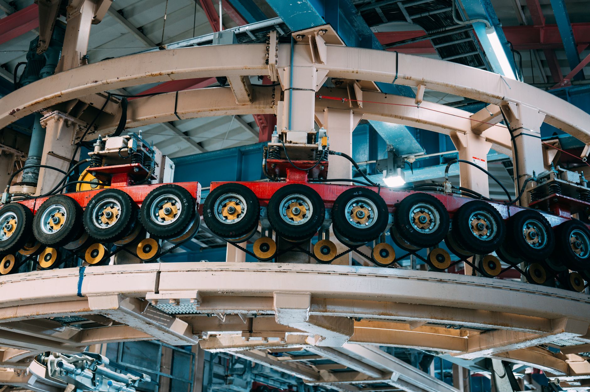 Automotive metal production context where US plants evaluate machine tending and end of line automation.