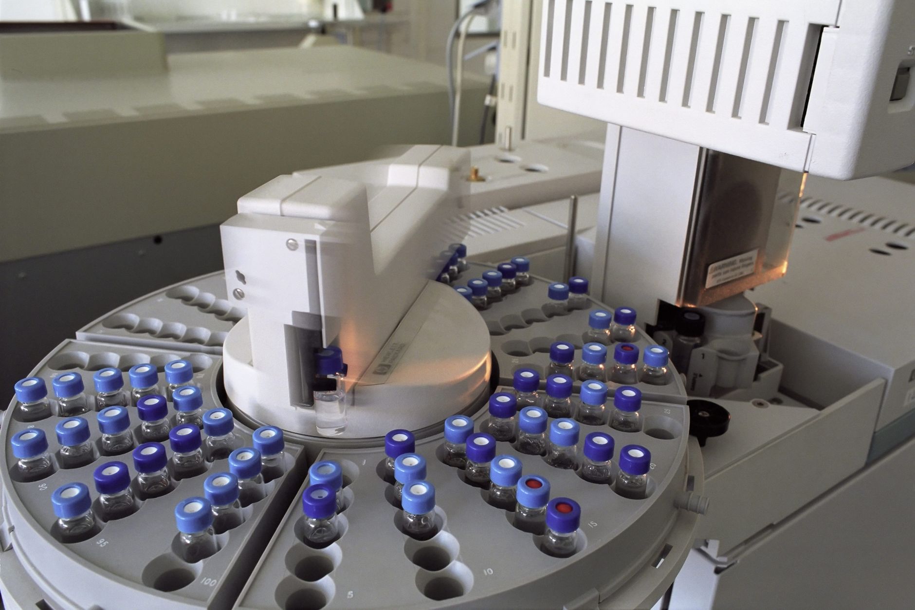 Laboratory receiving in a chemical plant