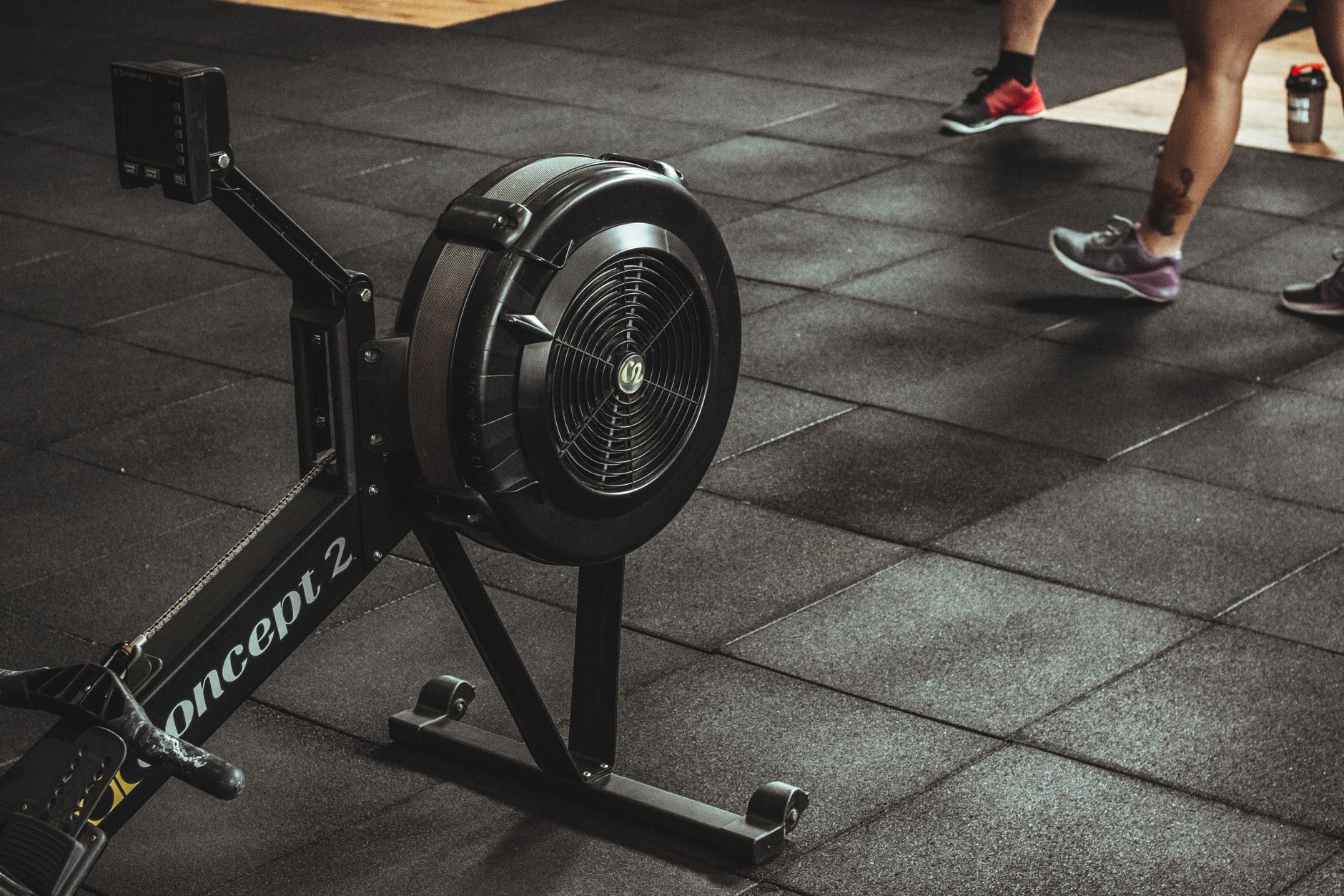Main training floor in a gym